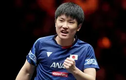 奧運亞軍莫立加德3-2日乒小將，大吼慶祝，下一輪對陣張本智和