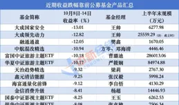 5個交易日收益下跌超10%，這幾只公募基金咋回事？