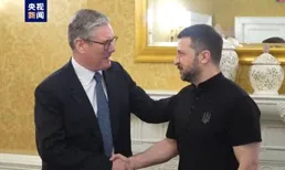 烏總統與英國首相和北約秘書長舉行會談 討論加強烏防務能力