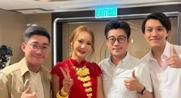 香港女星大婚，TVB 高層攜俊男美女喝喜酒，整個新聞部都來了？