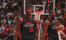 邁阿密熱火隊2024-25賽季藍底定妝照