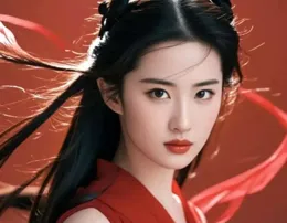 紅衣輕紗展現劉亦菲的青澀與熱烈