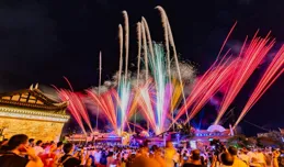 閃耀黃金周 江西萬載將連續7天上演煙花秀