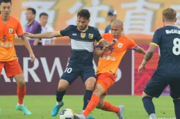 勵精圖治，能否登船？山東泰山發對神戶勝利船海報，不敗可升4強