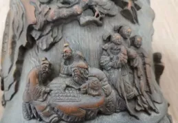 明代竹雕韓湘子像