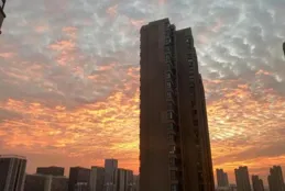 合肥的雲，和地震沒關系！