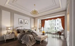 700㎡法式輕奢別墅，雅呈藝術，現代方式演繹貴族格調