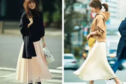 衛衣+半裙才是秋天正流行！上班上學都能穿，「高矮胖瘦都能借鑒」