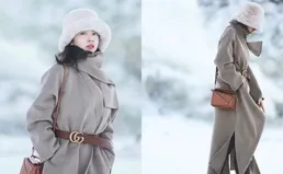 三木博主帶火了一種穿搭：「羽絨服+帽子」，保暖、時髦還很優雅