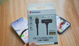 MFi 認證，安卓蘋果都能用，Verbatim威寶C & LTG 2合1數據線使用體驗