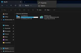 Windows 11 24H2 bug 導致檔檔案總管選單顯示在螢幕之外