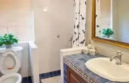 衛生間裝修時，越來越多人不用浴簾，學年輕人這麽做，幹凈又美觀