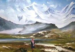 畫家王永旭山水畫作品賞析