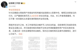 趙麗穎方公示起訴黑粉進展