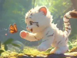 小老虎滿月：萌動生命，好運新啟