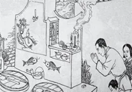 瓦匠回家，身後有人喊他名字，他吐口水躲過一劫