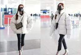 短羽絨+闊腿褲太美了！顯瘦修飾身材，簡約時尚洋氣