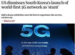 中國的5G下載速率落後，南韓是真正的第一！