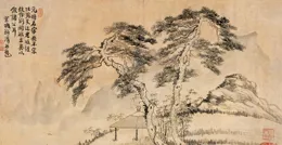 名震大江南北的畫家，他的山水畫，意境高古空曠！