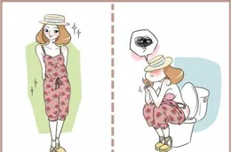 女生穿連體褲如何上廁所?