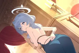 對於二次元中的禮服設計，上身露肌膚而下身不露會不會不協調？像我下面描述這樣的。?