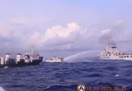 南海混戰開打，敵人全部冒頭，美軍已下場助菲，解放軍沒有退路