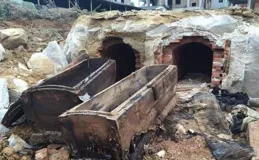 2011年浙江挖出一口金絲楠木棺材，重達1500斤，意外揭開千古謎案