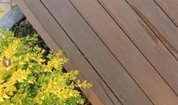 塑木地板收邊好，庭院顏值錯不了