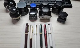 三款日系入門級14k金筆、上墨器的選擇，以及手裏的墨水