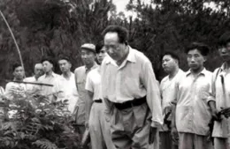 59年毛澤東回鄉，看到父母墳頭草叢有個小洞，當即做了一個動作