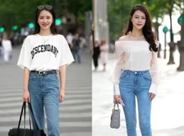 女孩子穿牛仔褲怎樣搭配才好看？