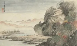 誰說吳昌碩不會畫山水？