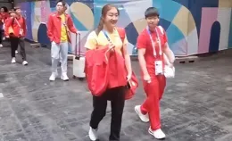 中國桌球隊入駐巴黎奧運村，進入場館首訓，孫穎莎王曼昱開練啦