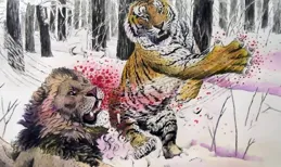 馴獸師用20頭獅子圍攻5只老虎，老虎死後宣稱：老虎贏不了獅子！