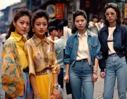 回顧媽媽70、80年代的穿搭，才明白：時尚是個輪回，也不分年齡