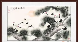 喻繼高先生典雅大氣，光彩奪目花鳥畫作品