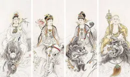 四大菩薩的坐騎：觀音菩薩的坐騎最殘忍，普賢菩薩的坐騎最神聖