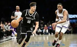 三分命中率55%！官方：籃網球員杰倫-威爾森當選為2024年夏聯MVP