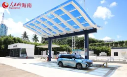 「行進中國」調研行·投資海南｜氫能變電能 藏在水裏的「向綠圖強」