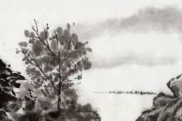 畫夢中的山水，王鑒【仿古山水】