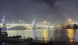 2024年雲南大理白族自治州火把節在洱河大橋舉行