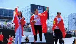 第八金！鄧雅文騎著車在飛！