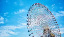 笑暈過去，摩天輪都被吹成風火輪了,在評論區直擊台風第一現場