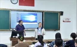 甘肅民族師範學院領導帶隊檢查開學第一課