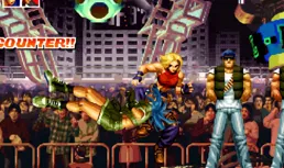 格鬥遊戲讓人垂涎的大長腿，半個螢幕都是攻擊範圍