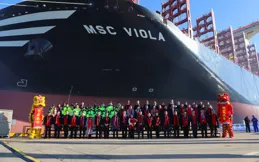 華北地區首艘16000標準箱船提前172天交付