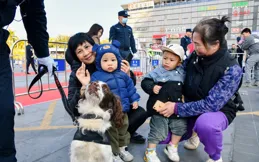 今天，增城廣場「警色」迷人！