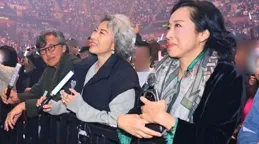 霍啟剛郭晶晶看劉德華演唱會
