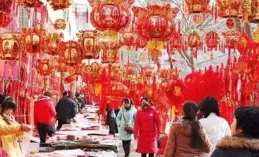 趕大集、打年貨 安徽肥東年味漸濃