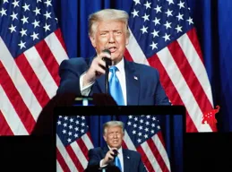 川普在「封口費」案中被判無條件釋放